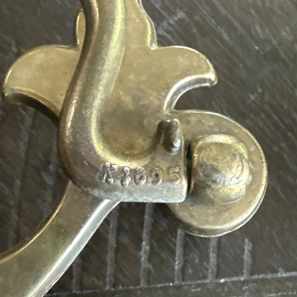 Lot of 10 Vintage Keeler Brass Co Chippendale Drawer Pull Handles N12801